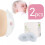 Κελύφη στήθους Prettyui2PCS, κύπελλα θηλασμού, συλλογή διαρροών μητρικού γάλακτος για 3