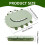 Silicone Ice Pop Mold Mini Cute Sturdy 6-Cavity 2