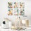 Funny Monkey Bathtub Wall Art Black White Canvas Print 2