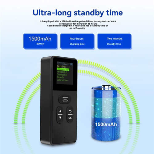 2D Imaging  Barcode Scanner Portable Wireless Barcode Scanner Barcode Scanner 2D Express Logistics Warehousing 2