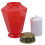 LED Tea Light Candle Red Decorative 12 Pack 4