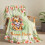 Deer Floral Personalized Blanket – Soft Lightweight Throw 5