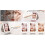 LED Makeup Mirror Portable Dimmable Touch 360 Rotation 5