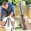 Folding Pull Saw Wood Handle 6.5 Inch Double-Edged 6