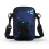 Τσαντάκι Midnight Galaxy Cat με διπλό φερμουάρ και χιαστί σχέδιο 2