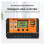 Solcelleladerkontroller 12V/24V 100A med LCD USB 3