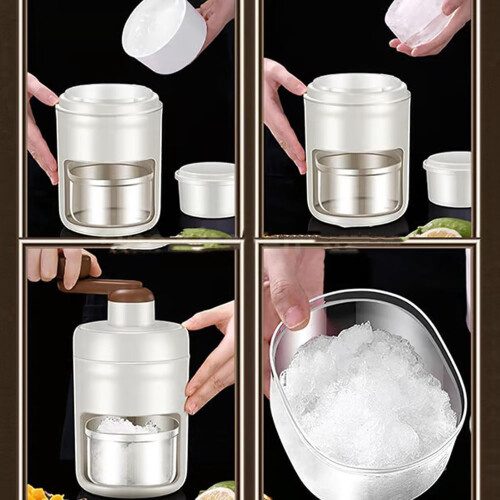 Mini Ice Shaver Crusher Portable Smoothie Maker 1PCS 2