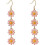 Daisy Drop Dangle Earrings for Women White Yellow Orange 4