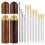 Wooden needle case with self-threading and leather needles 2