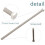 M6 x 150mm Fully Threaded Stainless Steel Hex  Screw Bolt 4 Pcs 1