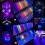 Glow-in-the-Dark Water-Activated Face Paint 12g 5