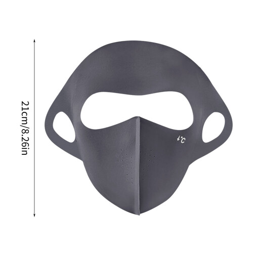 UV Protection Face Mask Breathable Ice Silk 1 Piece 2