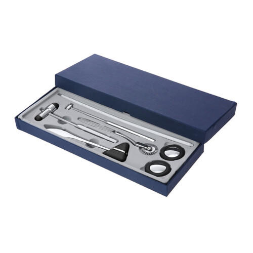 Neurological Percussion Set Reflex Hammer Kit with 4 Tools 2