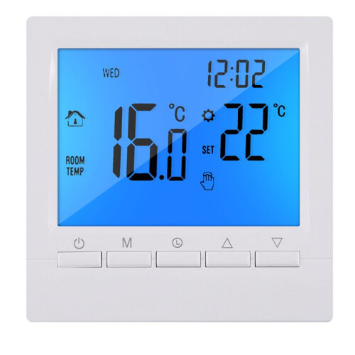 Programmable Digital Thermostat 3A Weekly Room Temperature Controller for Efficient Home Heating  Backlight 1