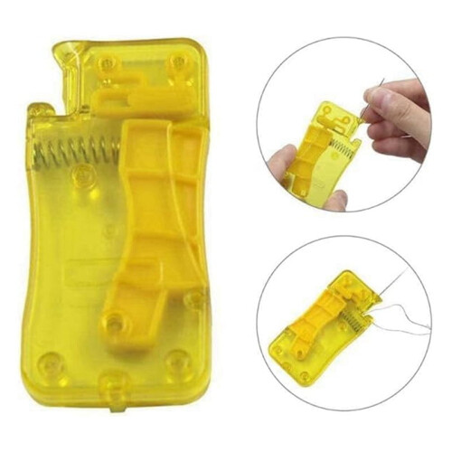 Needle Threader Plastic Self-Thread Guide for Hand Sewing 1