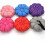 Pumpkin-shaped sewing pincushion with wrist strap black 4