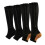 Compression Socks 15-20 mmHg Knee High Open Toe 2 Pairs 2