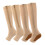 Compression Socks 15-20 mmHg Open Toe Knee High 2 Pairs 2