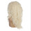 Women's Long Curly Black Wig 80s Rock-Punk Style 5
