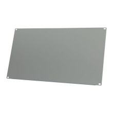 ALLNET 19"zbh. Blindplatte, 6HE, Lichtgrau,