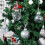 Christmas Tree Balls Plastic Glittery Silver 30 pcs 2.36 5