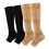 Compression Socks 15-20 mmHg Knee High Open Toe 2 Pairs 2