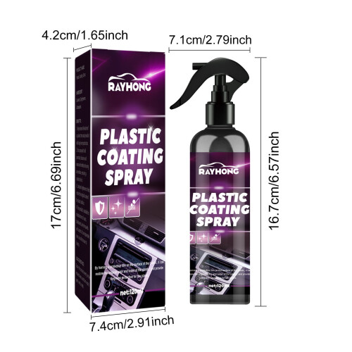 Automotive Plastic Cleaner Spray 120ml 2