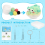 Needle Felting Kit with Needles Foam Mat Wool Roving 7