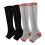 Compression Socks 15-20 mmHg Knee High Open Toe 2 Pairs 2