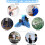 Disposable CPE Shoe Covers Non-Slip Blue 50PCS 5
