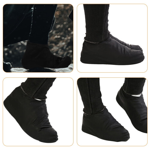 Rain Shoe Covers for Sneakers and Boots 2 Pairs 2