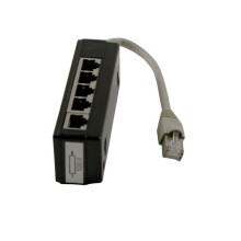 Kabel TK ISDN Verteiler 5fach, mit Widerstand, Synergy 21,