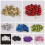 Plastic Christmas Balls Blue 1.18 Inch 24PCS 7