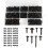 Black Carbon Steel Tapping Screws Round Screws with Washers 3