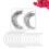 Curved Pin for Knitting Macropore 50 pcs 4