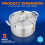 NutriChef stainless steel stockpot 5-quart 2