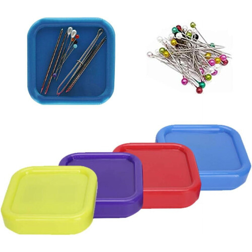 Magnetic Sewing Pincushion Set 4 Pieces 2