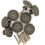 Antique Drawer Pulls Round Vintage Handles Bronzed 8 pcs 2