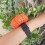 Polka Dot Wrist Pin Cushion with Adjustable Elastic Band 3