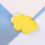 Magnetic Fridge Stickers Yellow 12pcs 5