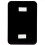 No Smoking Sign Plastic 6x9 Inch White on Black 2 Pack 5