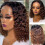 Lace Front Pruik voor Dames, Kort, Krullend, Middellang 2