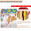 Cotton Embroidery Kit Printed Pattern 11CT 21.6x16.9 Inch 4