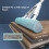 Slhenay sponge mop with long handle and 2 replacement heads 8