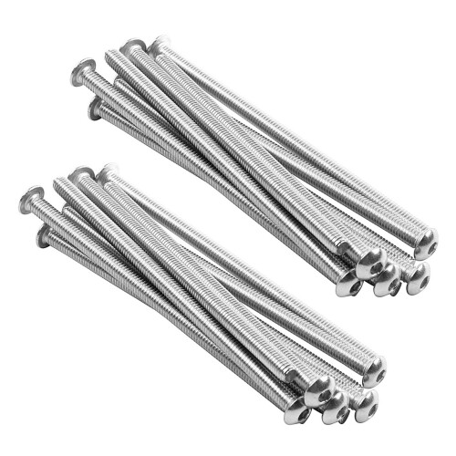 Stainless Steel Button  Screw, Hex Socket Bolts Type:M4 / 4mm Bolt Size:M4 x 80mm Your Pack Quantity:20 1