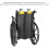 Sauerstoffflaschentasche, tragbarer Rucksack, schwarz 5