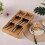 Bamboo Cutlery Drawer Organizer 12-inch 5