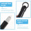 Mini otoscope kit with magnifying lens and penlight 2