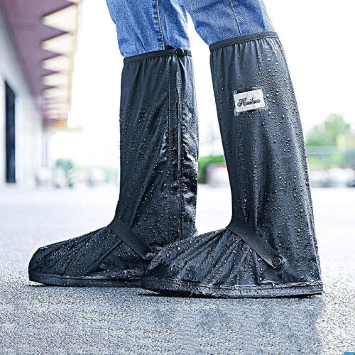 Rain Boot Cover Silicone Thick Unisex 1 Pair 1