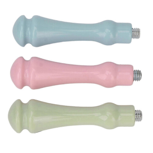 9 Pcs Sealing Handle Screw Connection Ergonomic Design Compact Glossy Hand Feel Removable Sealing Stamp Handle Replacement 1